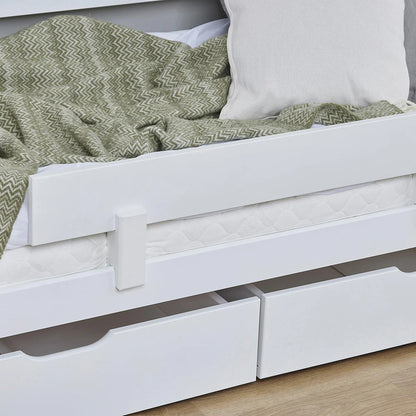 Hoppekids, ECO Comfort, Juniorsäng 70x160 cm, Vit