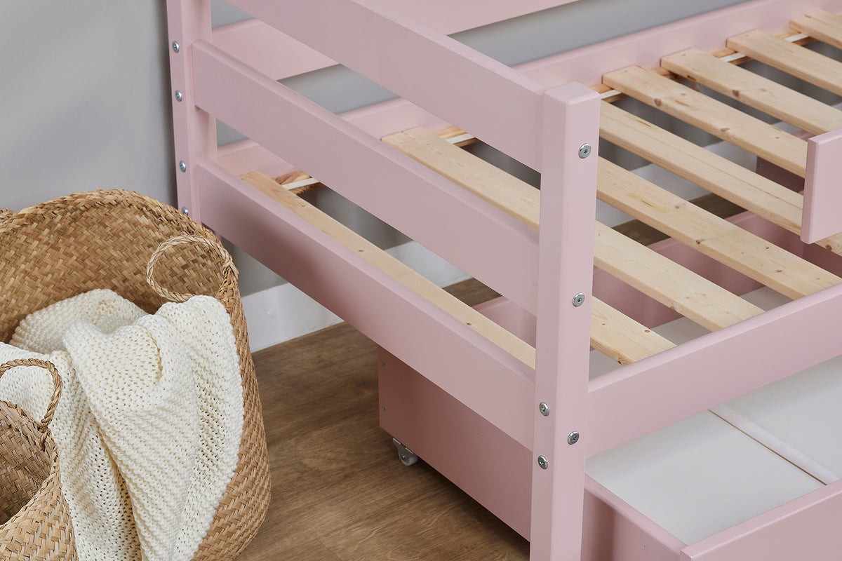 Hoppekids, ECO Comfort, Juniorisänky 70x160 cm, Pale Rose