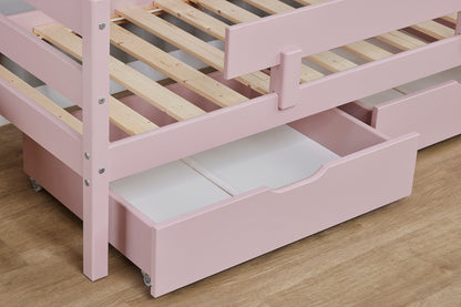 Hoppekids, ECO Comfort, Juniorisänky 70x160 cm, Pale Rose