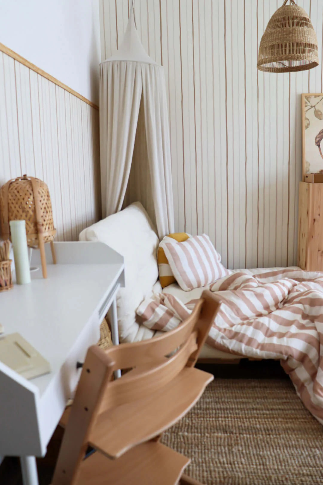 Matuu, Tapeter, Stripes on Cream