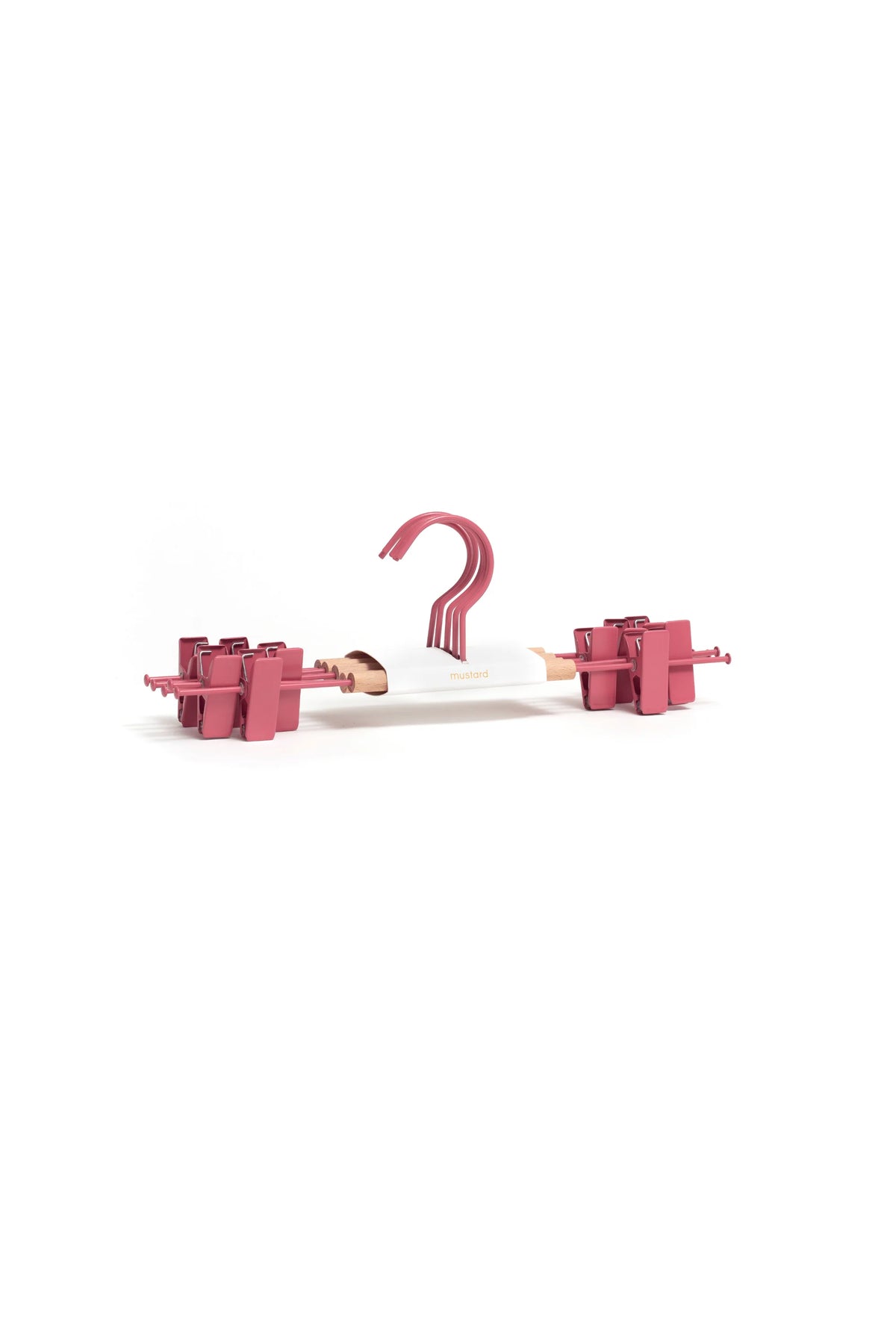 Mustard Made, Hangers with Clips, 5 pcs (assorted colours)