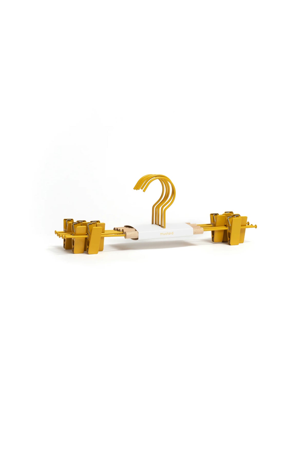 Mustard Made, Hangers with Clips, 5 pcs (assorted colours)
