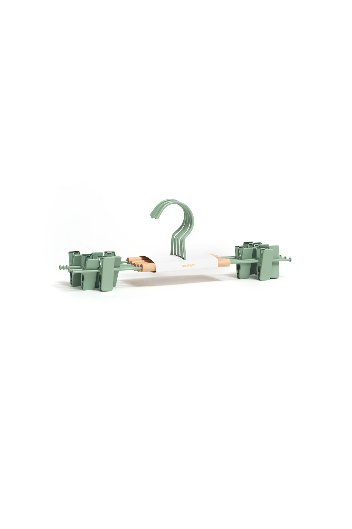 Mustard Made, Hangers with Clips, 5 pcs (assorted colours)