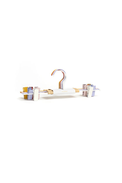 Mustard Made, Hangers with Clips, 5 pcs (assorted colours)