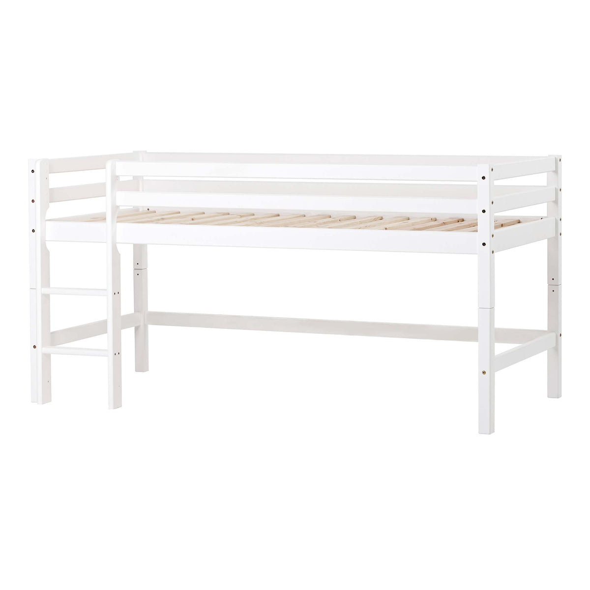 Hoppekids, ECO Dream, Loftsäng (Cabriolet) 70x160 cm, Vit