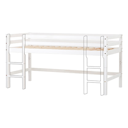 Hoppekids, ECO Dream, Loftsäng (Cabriolet) 70x160 cm, Vit