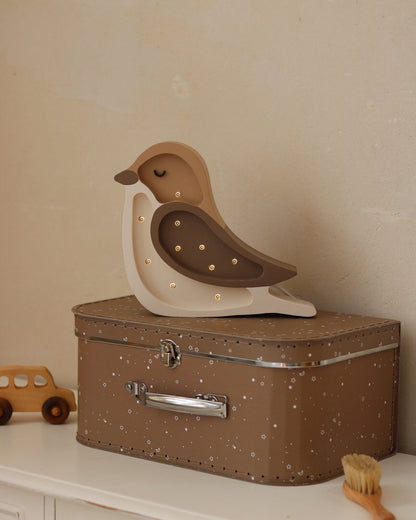 Little Lights, MINI Bird night light, Coffee Beige