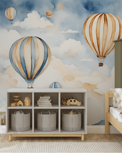Photo wallpaper, Balloons