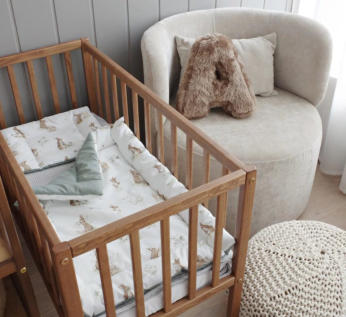 Woodies, Cradle 90x40 cm, Walnut