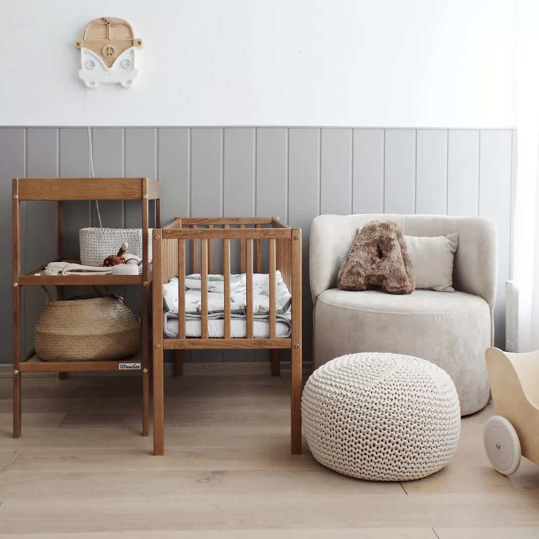 Woodies, Cradle 90x40 cm, Walnut