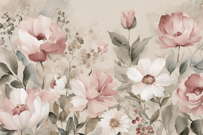 Fototapet, Blooming Flowers