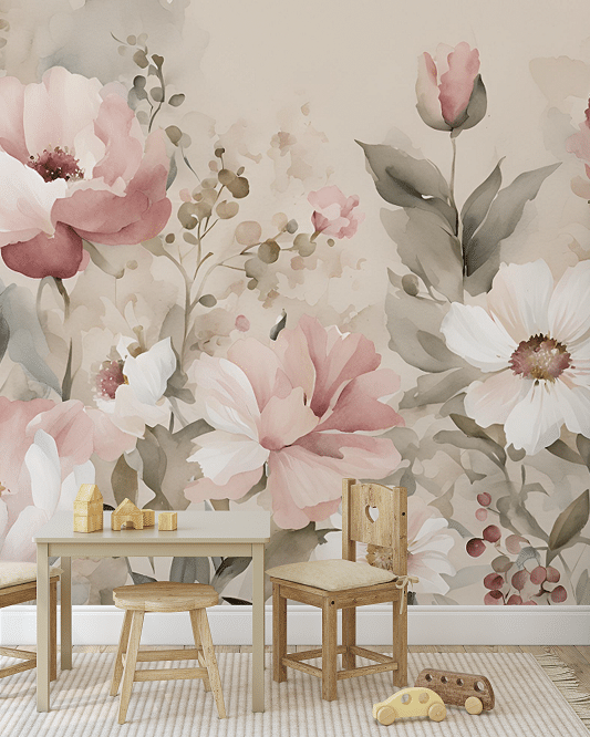 Fototapet, Blooming Flowers