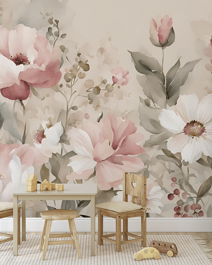 Fototapet, Blooming Flowers