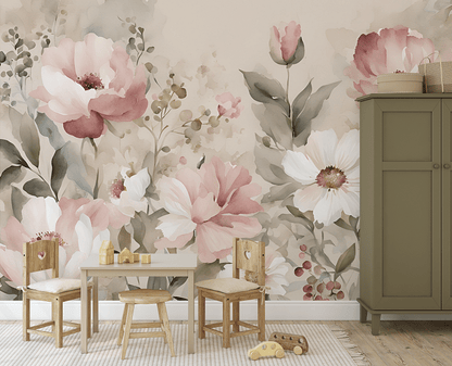 Fototapet, Blooming Flowers