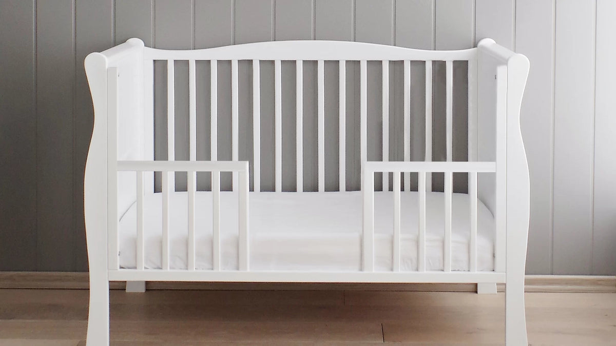 Woodies, Säkerhetsstång DayBed Noble 60x120 cm, Vit