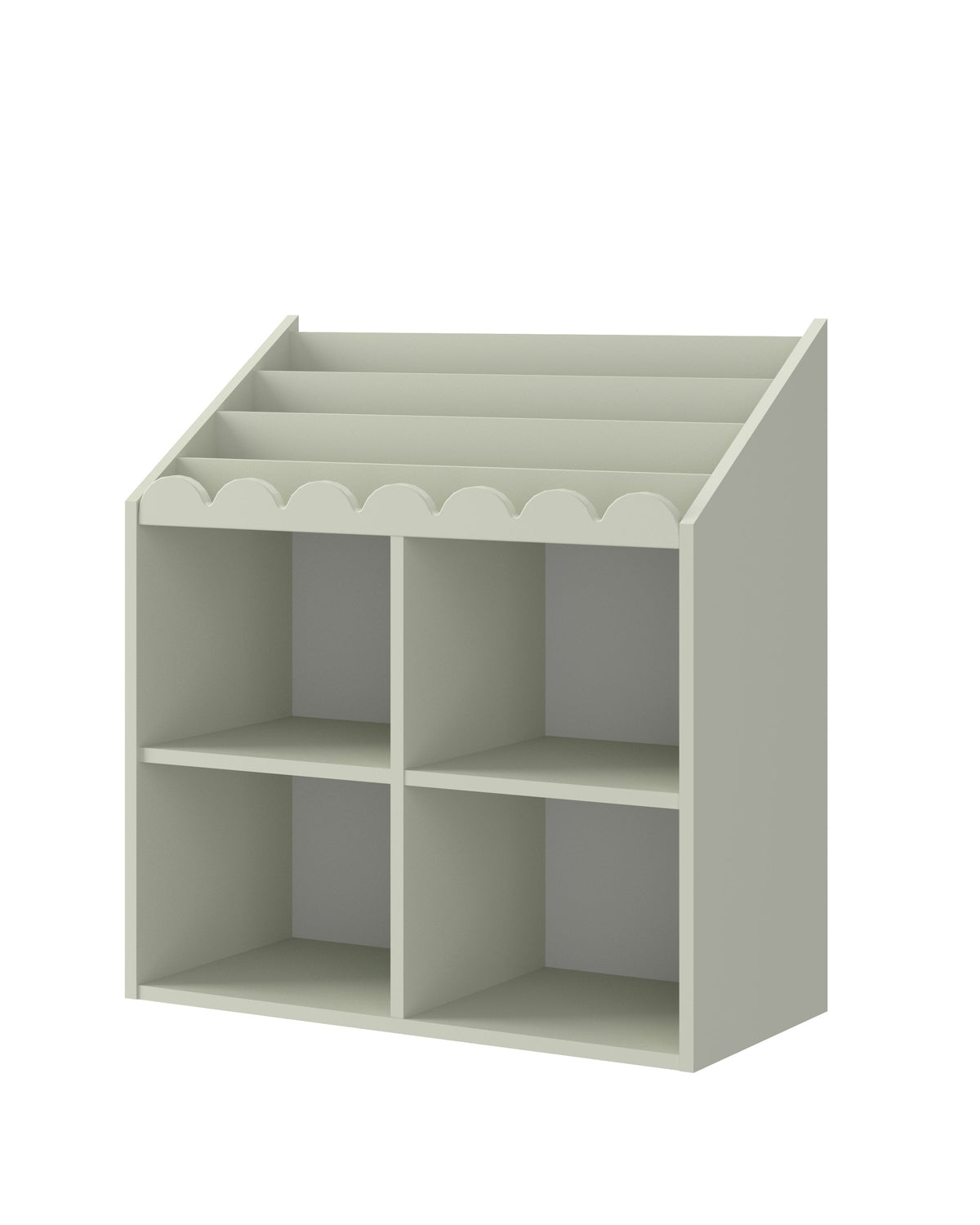 Book Nook, Montessori bokhylla, Sage