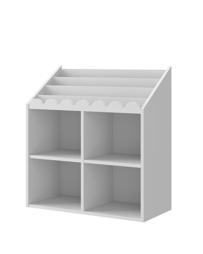 Bokvrå, Montessori bokhylla, snö