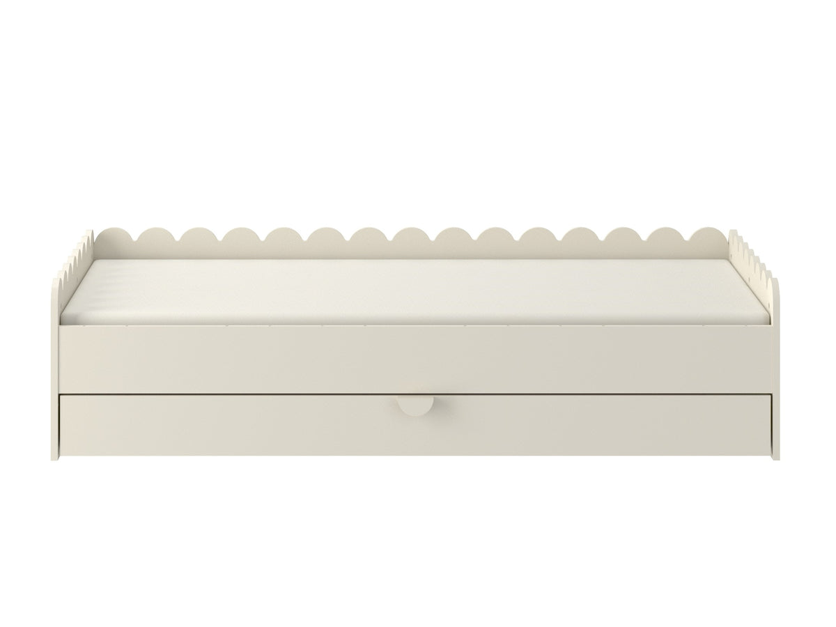 Bellamy, Junior bed 80x160, Book Nook, Latte