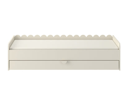 Bellamy, Junior bed 80x160, Book Nook, Latte
