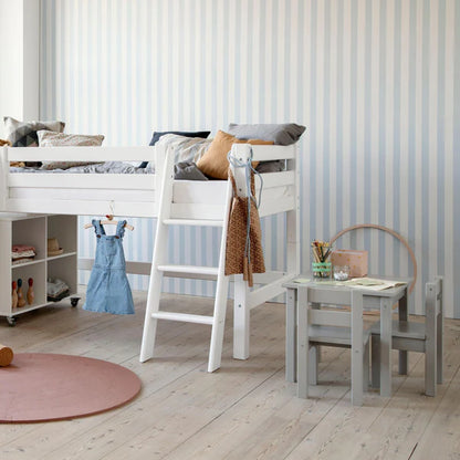 Hoppekids Mads, Bord &amp; Stolar Set, Dove Grey