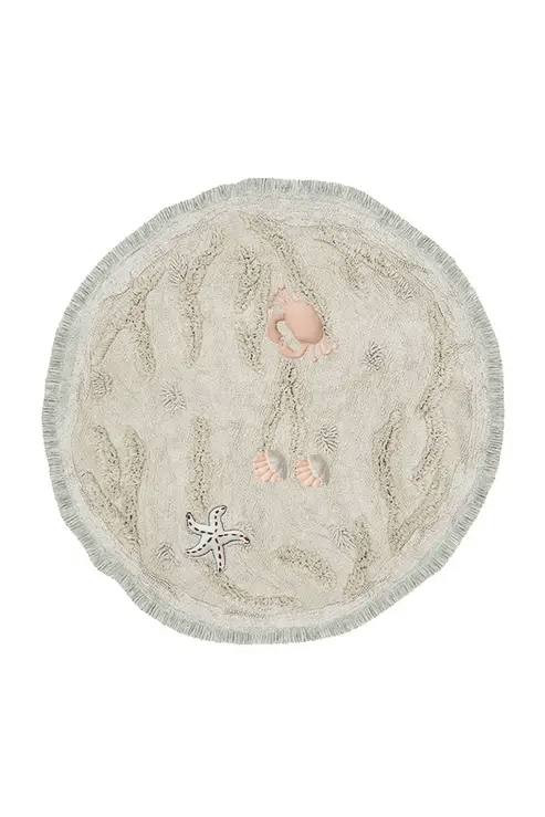 Sea Wonders, Washable Rug, Island