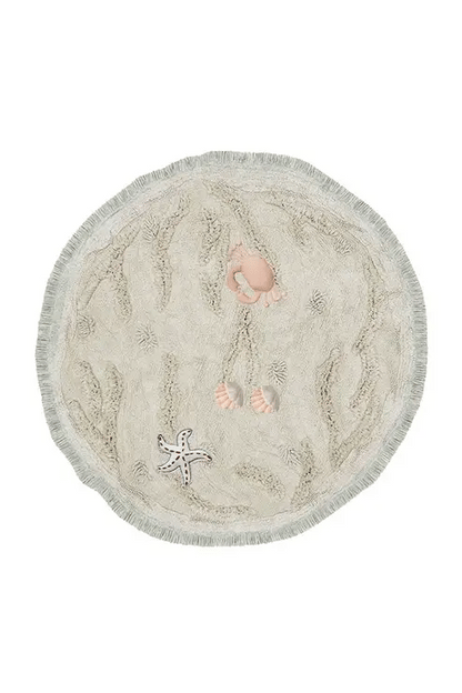 Sea Wonders, Washable Rug, Island