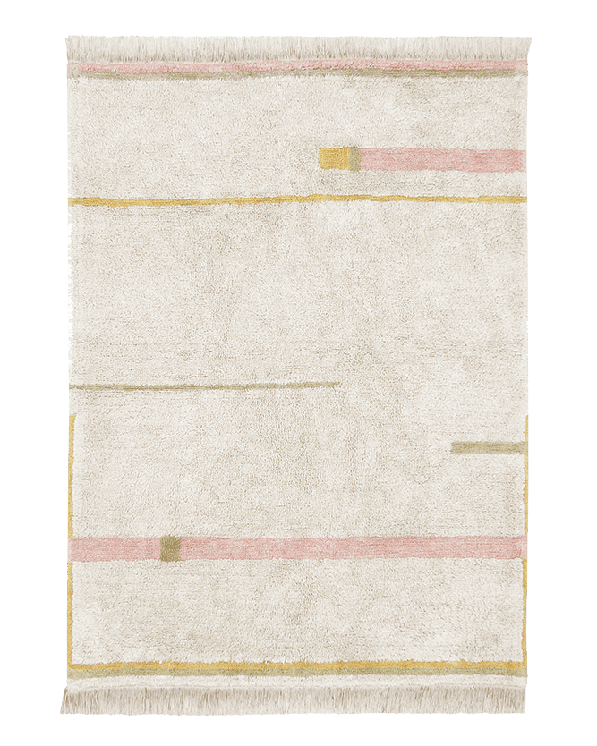 Eco-City, Washable Rug, Lanes Vintage Nude, (Various sizes)