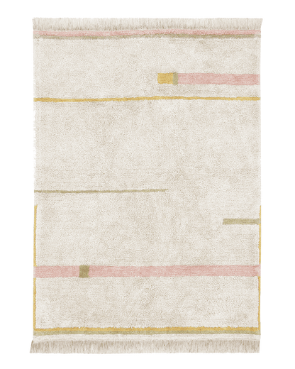 Eco-City, Washable Rug, Lanes Vintage Nude, (Various sizes)