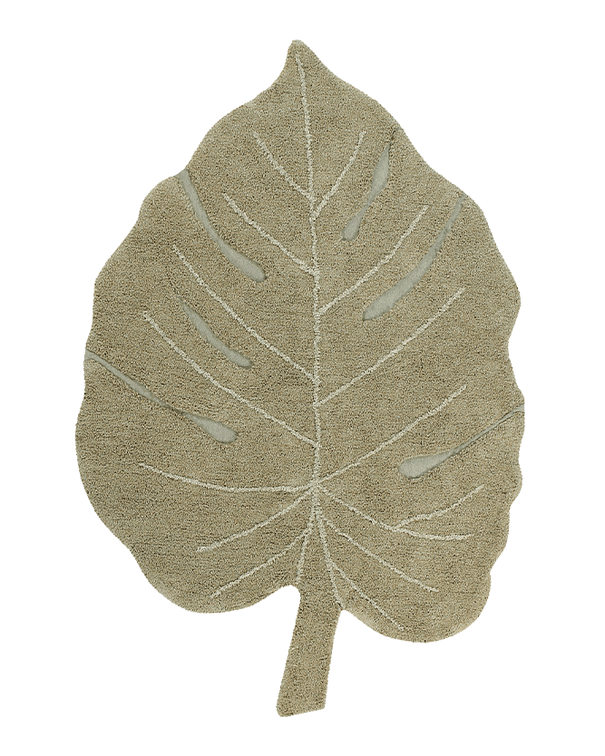 Plants, Washable Rug, Monstera Olive