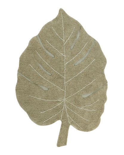 Plants, Washable Rug, Monstera Olive