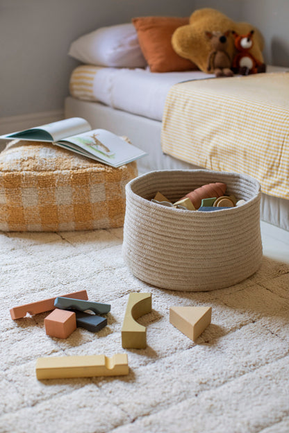 Little Chefs, Washable Mat, Kitchen Tiles Toffee, (Various sizes)