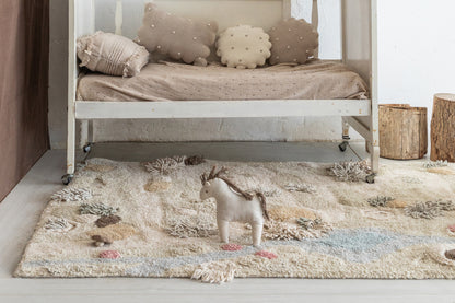 Cotton Woods, Washable Rug, Path of Nature (Various sizes)