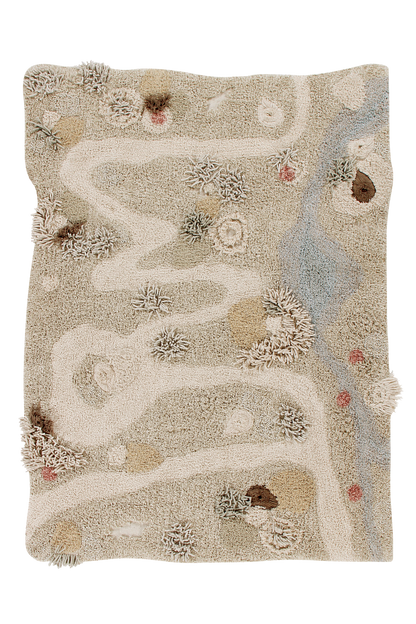 Cotton Woods, Washable Rug, Path of Nature (Various sizes)