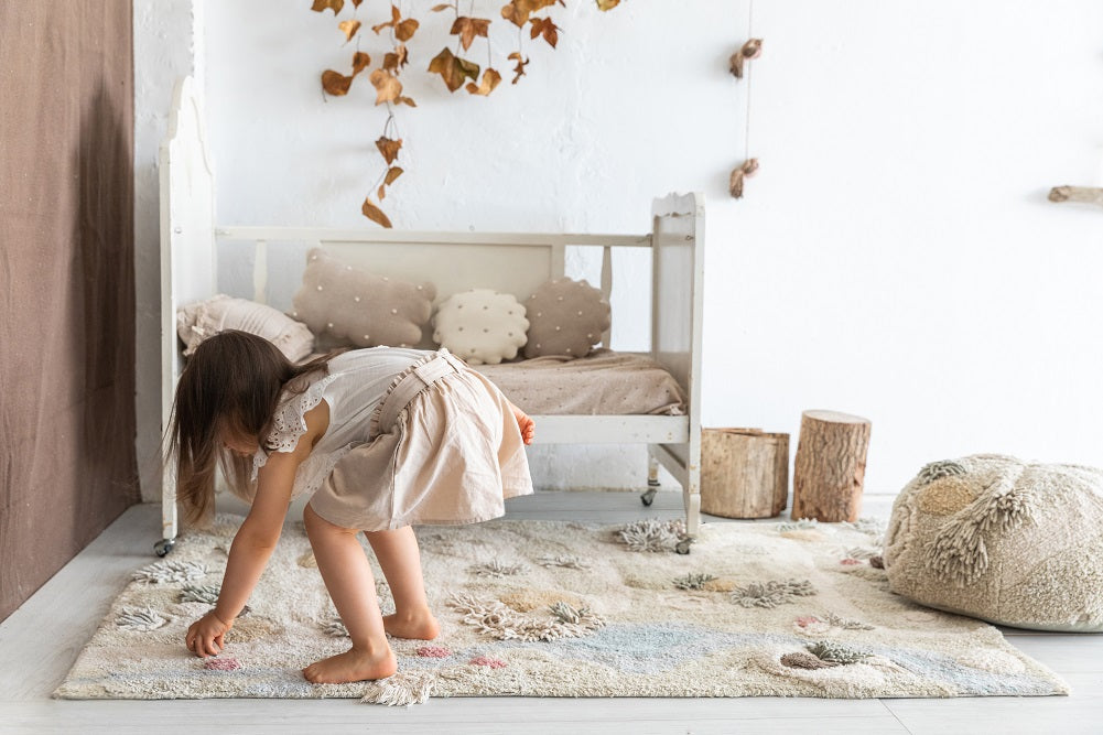 Cotton Woods, Washable Rug, Path of Nature (Various sizes)