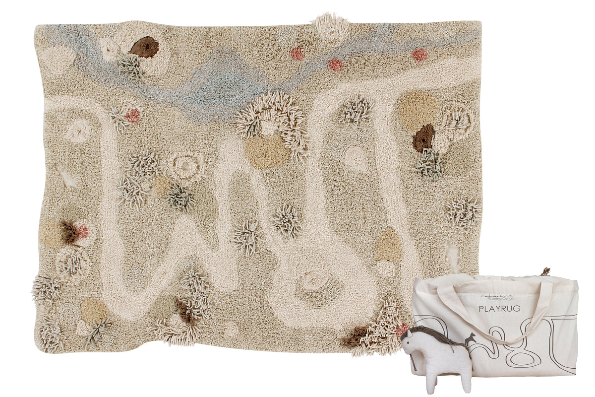 Cotton Woods, Washable Rug, Path of Nature (Various sizes)