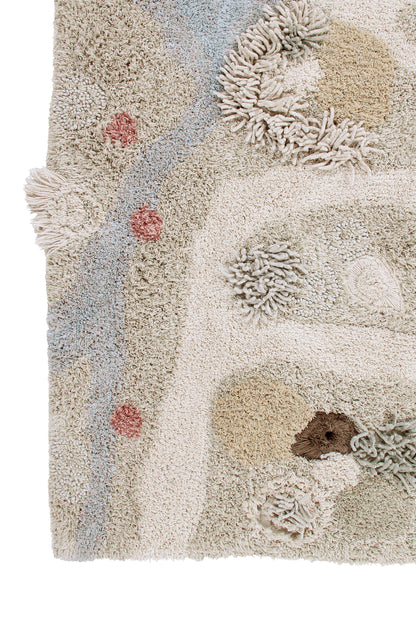 Cotton Woods, Washable Rug, Path of Nature (Various sizes)