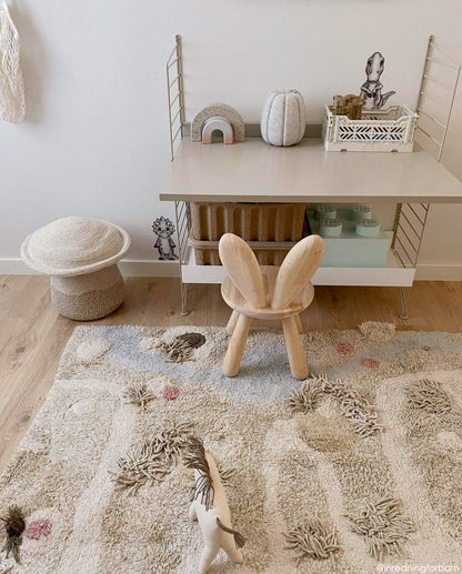 Cotton Woods, Washable Rug, Path of Nature (Various sizes)