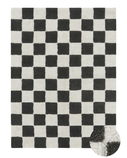 Little Chefs, Pestävä Matto, Kitchen Tiles Dark Grey, (Eri kokoja)
