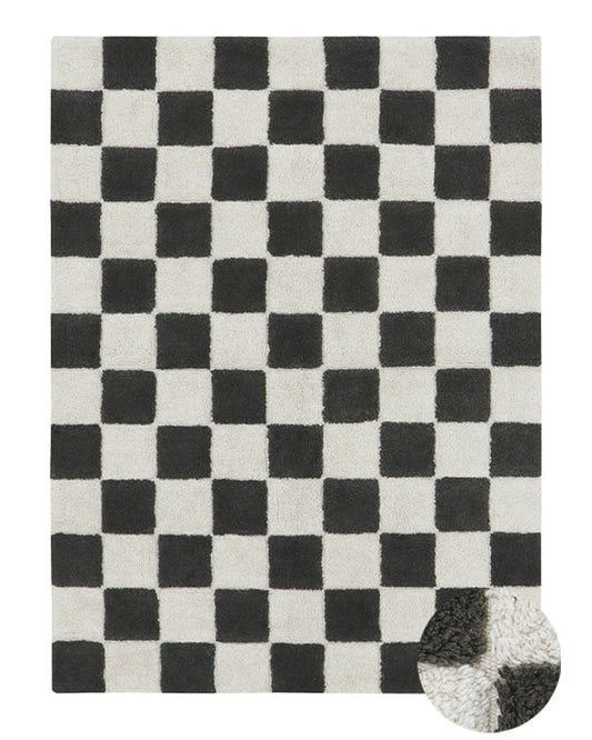 Little Chefs, Pestävä Matto, Kitchen Tiles Dark Grey, (Eri kokoja)