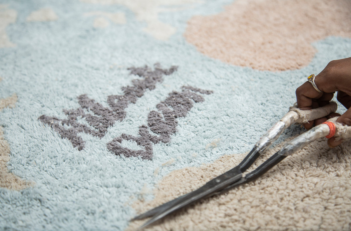 Back to School, Washable Rug, Vintage Map