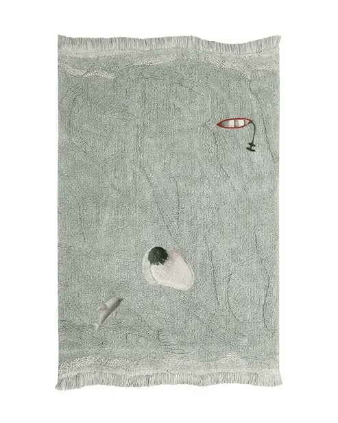 Sea Wonders, Washable Rug, Waves