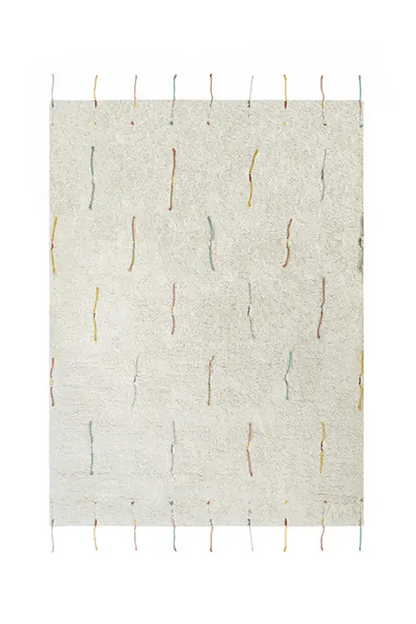 Planet Bee, Washable Rug, Wildflowers
