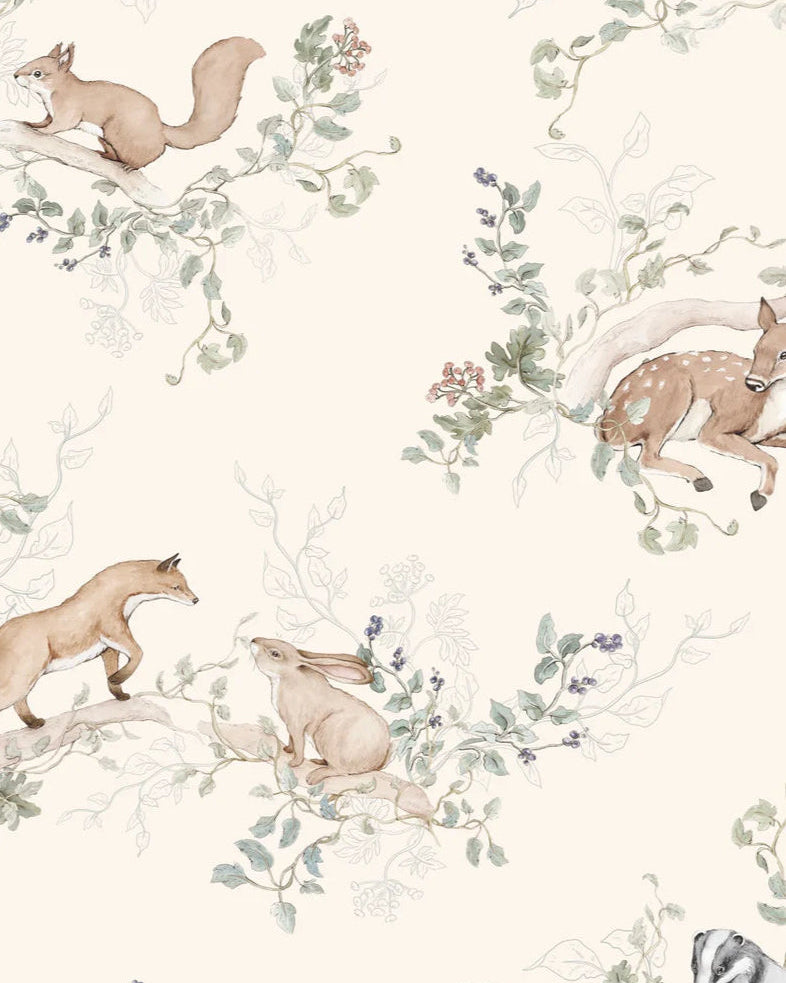 Matuu, Tapet, Woodland Whisper Cream