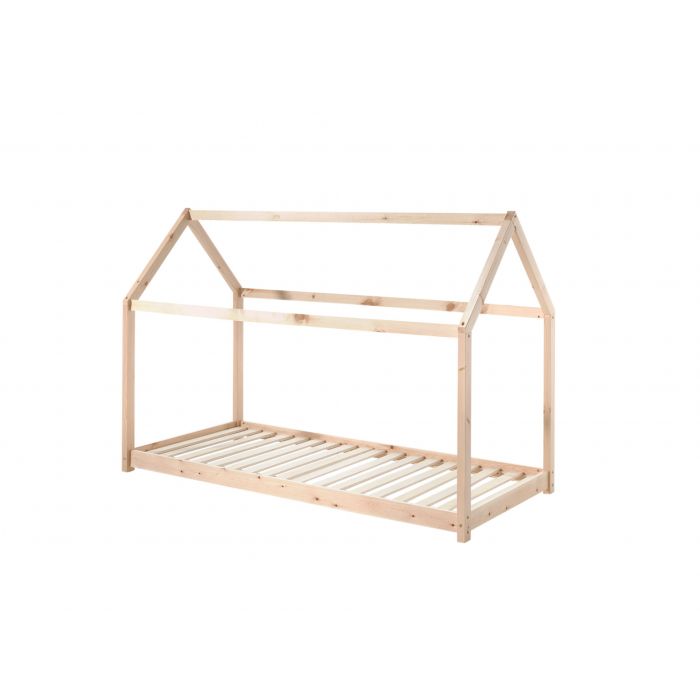 Vipack, Cabane House Bed, 2 sizes, Natural Wood