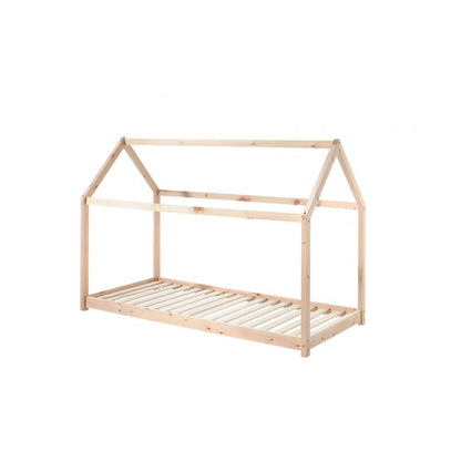 Vipack, Cabane House Bed, 2 sizes, Natural Wood