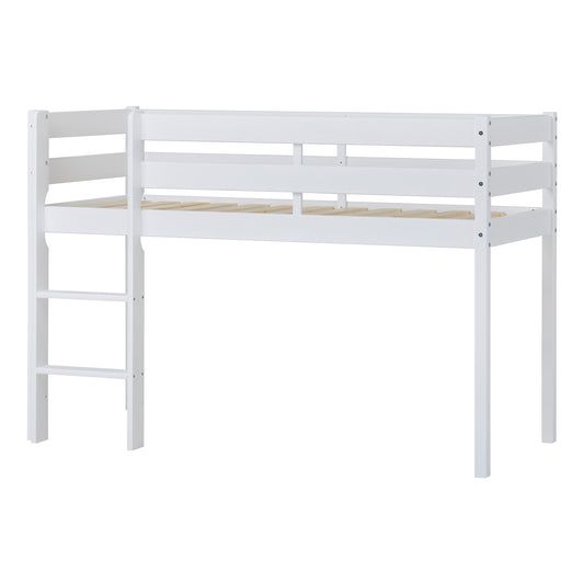 Hoppekids ECO Comfort, Loftsäng 70x160 cm, Vit