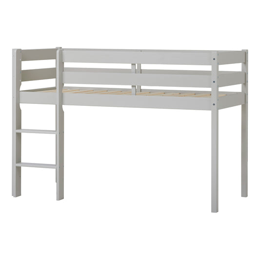 Hoppekids ECO Comfort, Loftsäng 70x160 cm, Dove Grey