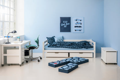 Hoppekids, ECO Luxury, Junior bed, 90x200 cm, White