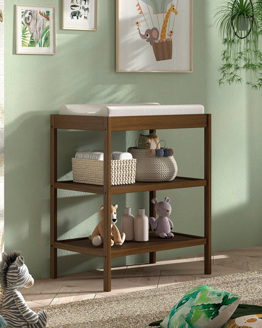 Vipack, Dino, Changing Table, Walnut
