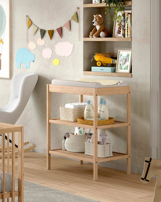 Vipack, Dino, Changing Table, Natural